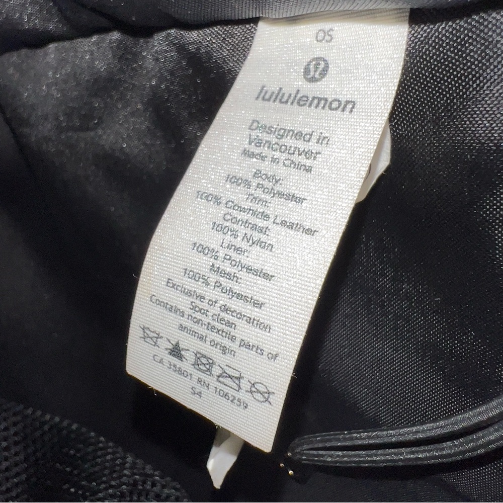 Lululemon Now and Always Mini Tote Jacquard Camo Obsidian/Black Crossbody Bag - Picture 8 of 12